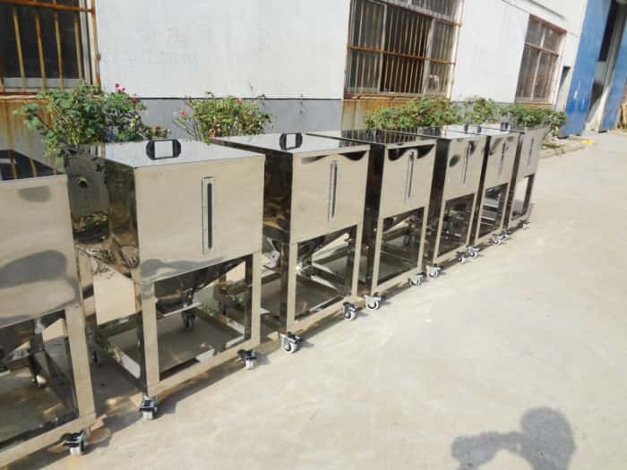 塑料颗粒储料仓升级改造